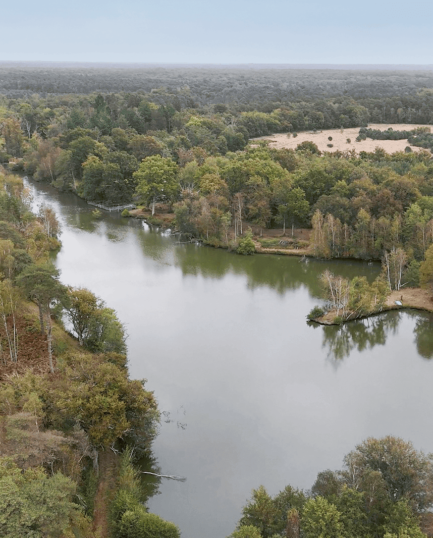 Location en Sologne, deux étangs avec une maison 4 couchages 