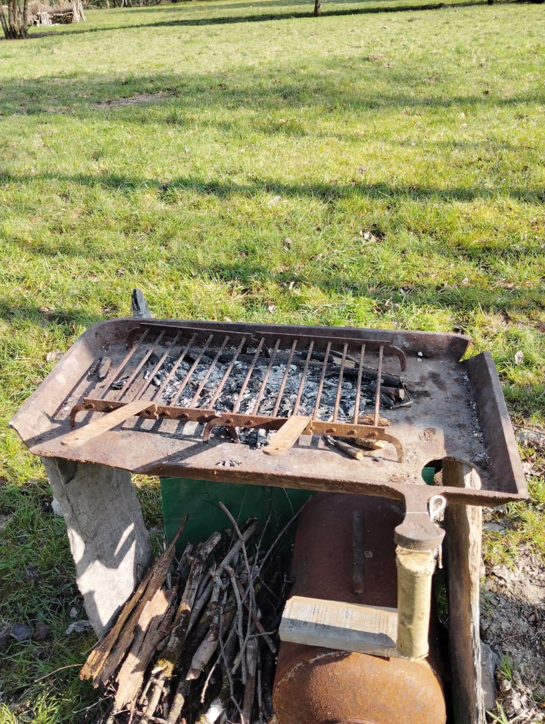 Étang privée pour du camping 