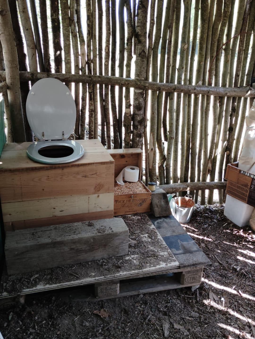 Étang privée pour du camping 