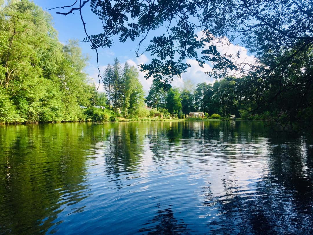 Gîte avec un lac dans la Creuse – réservoir de truites trophées 