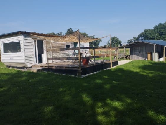 Etang à louer pour les vacances avec son mobil home dans le département de Maine-et-Loire 
