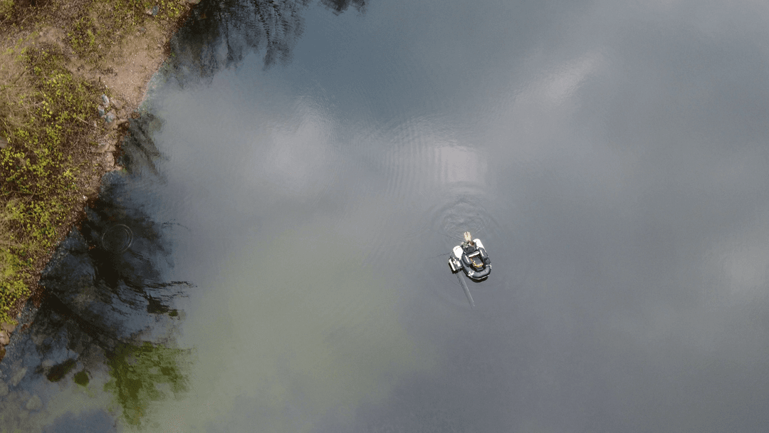 Etang en gravière de 2.5ha avec 12m de profondeur