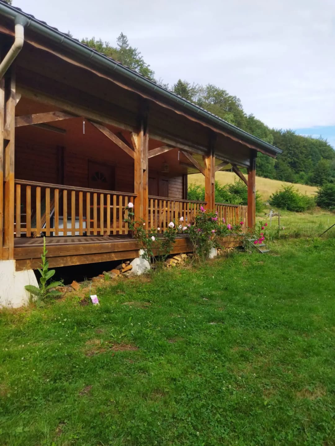 Chalet et étang près de Gérardmer 
