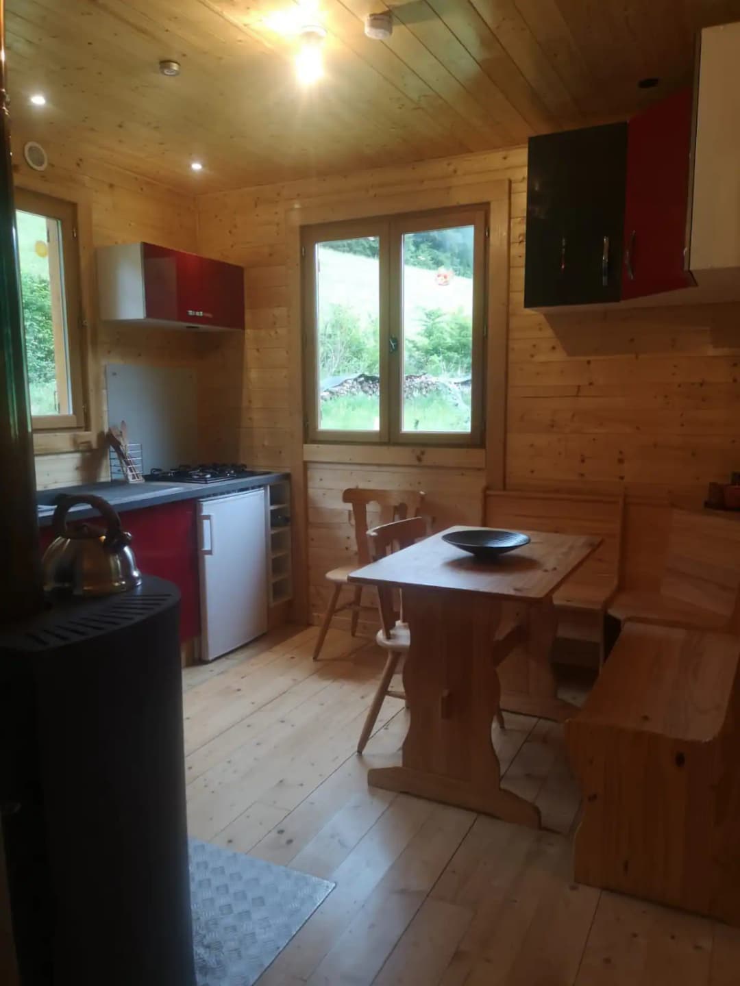 Chalet et étang près de Gérardmer 