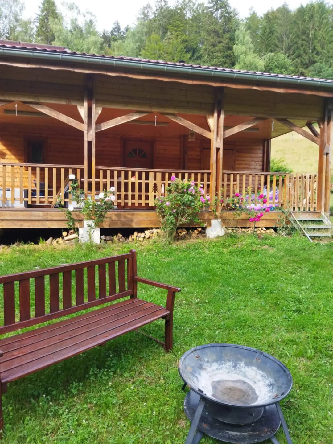 Chalet et étang près de Gérardmer 