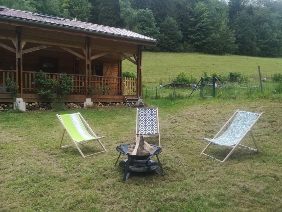 Chalet et étang près de Gérardmer 