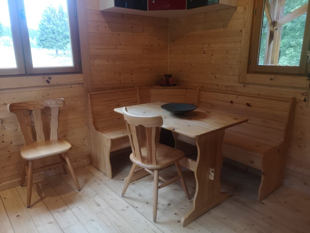 Chalet et étang près de Gérardmer 