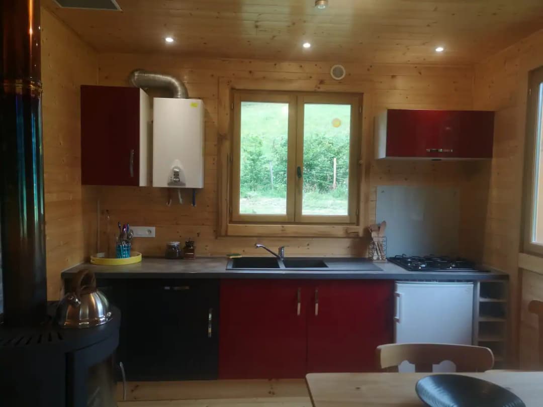 Chalet et étang près de Gérardmer 