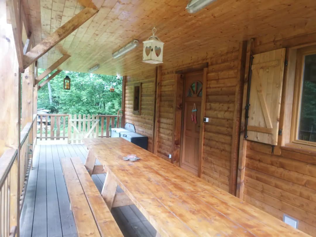 Chalet et étang près de Gérardmer 