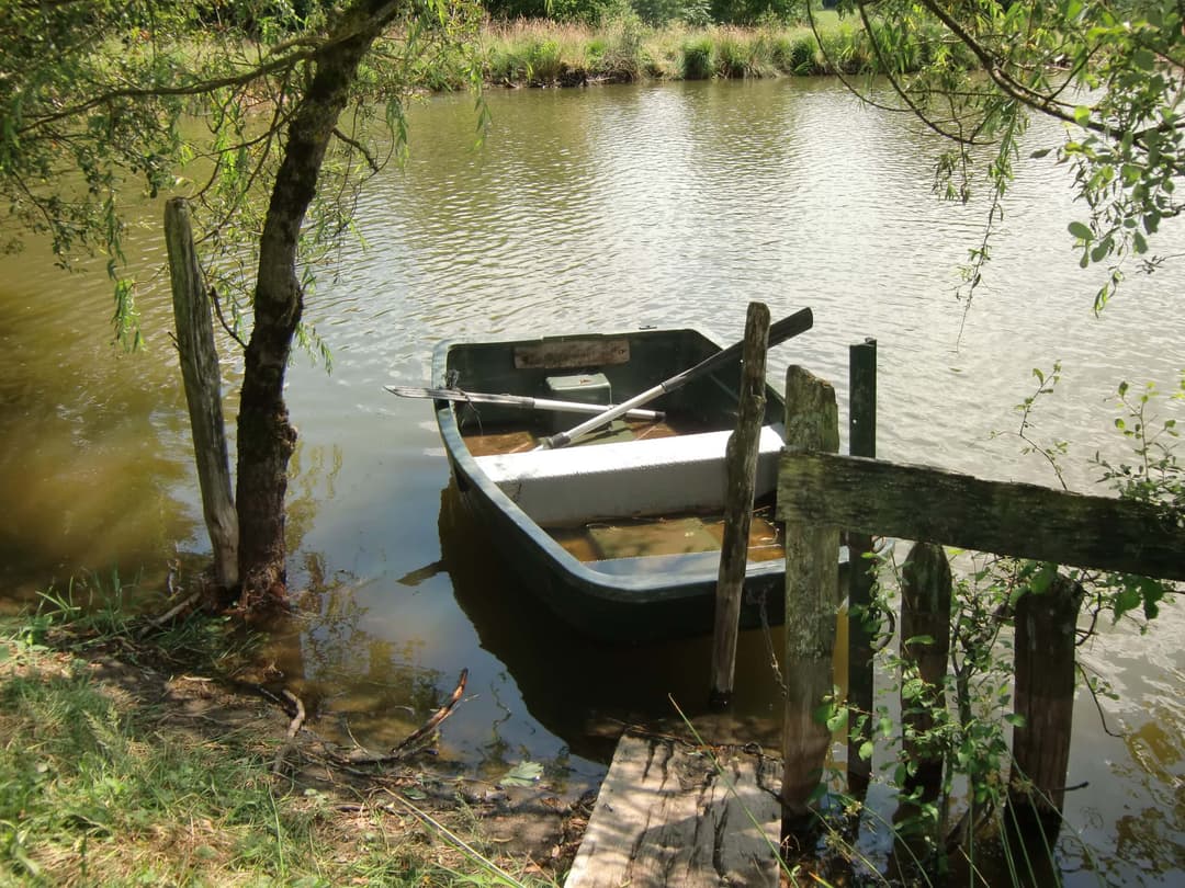 Chalet avec étang de pêche privé à la ferme 