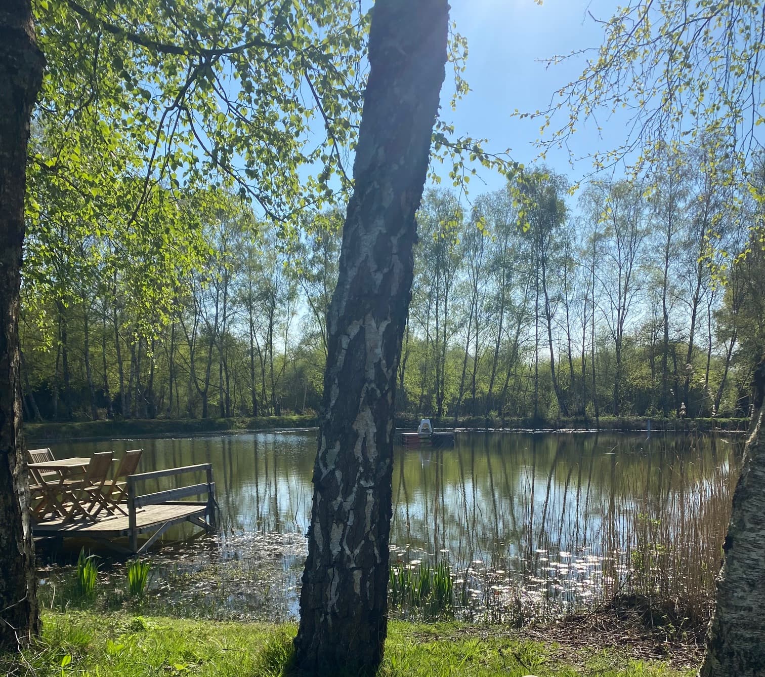 Location petit étang privé à la campagne