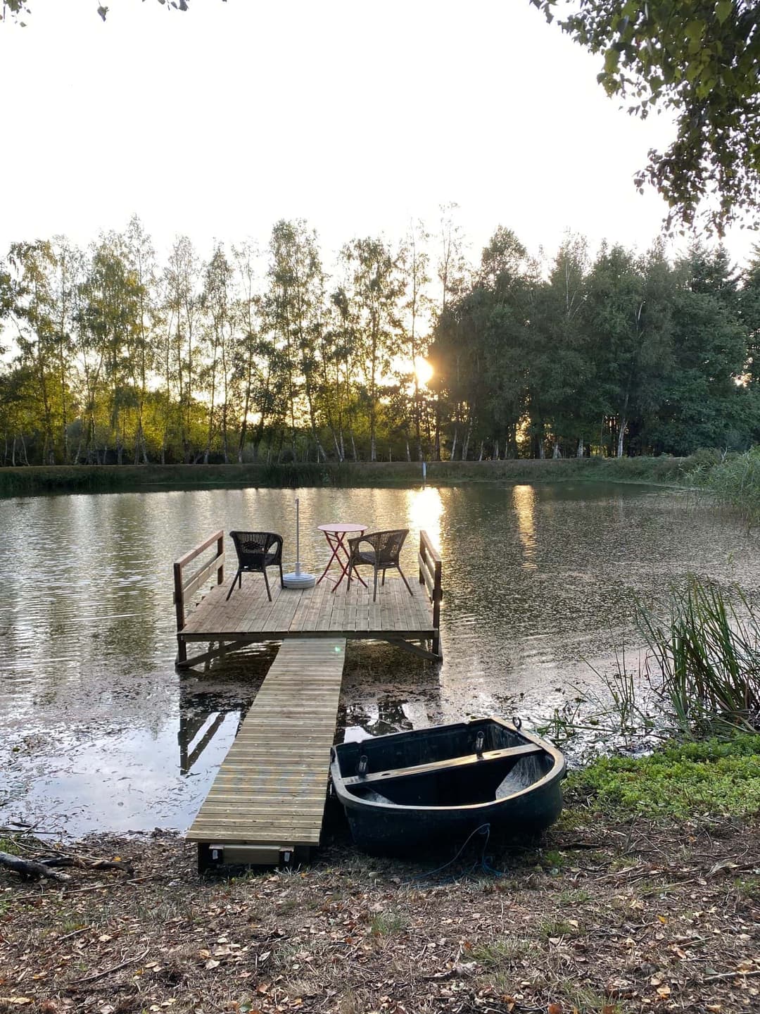 Location petit étang privé à la campagne 