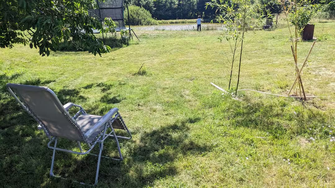 Gîte avec étang de pêche privé - étang des soays