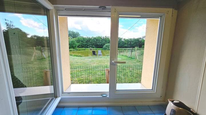 Gîte avec étang de pêche privé - étang des soays