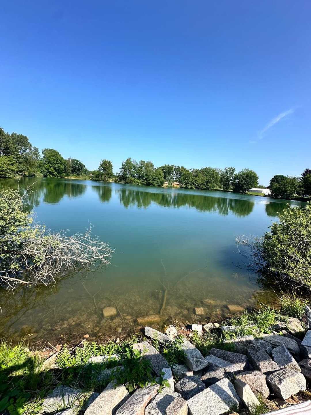 Cabane pour 4 personnes avec étang de pêche très poissonneux