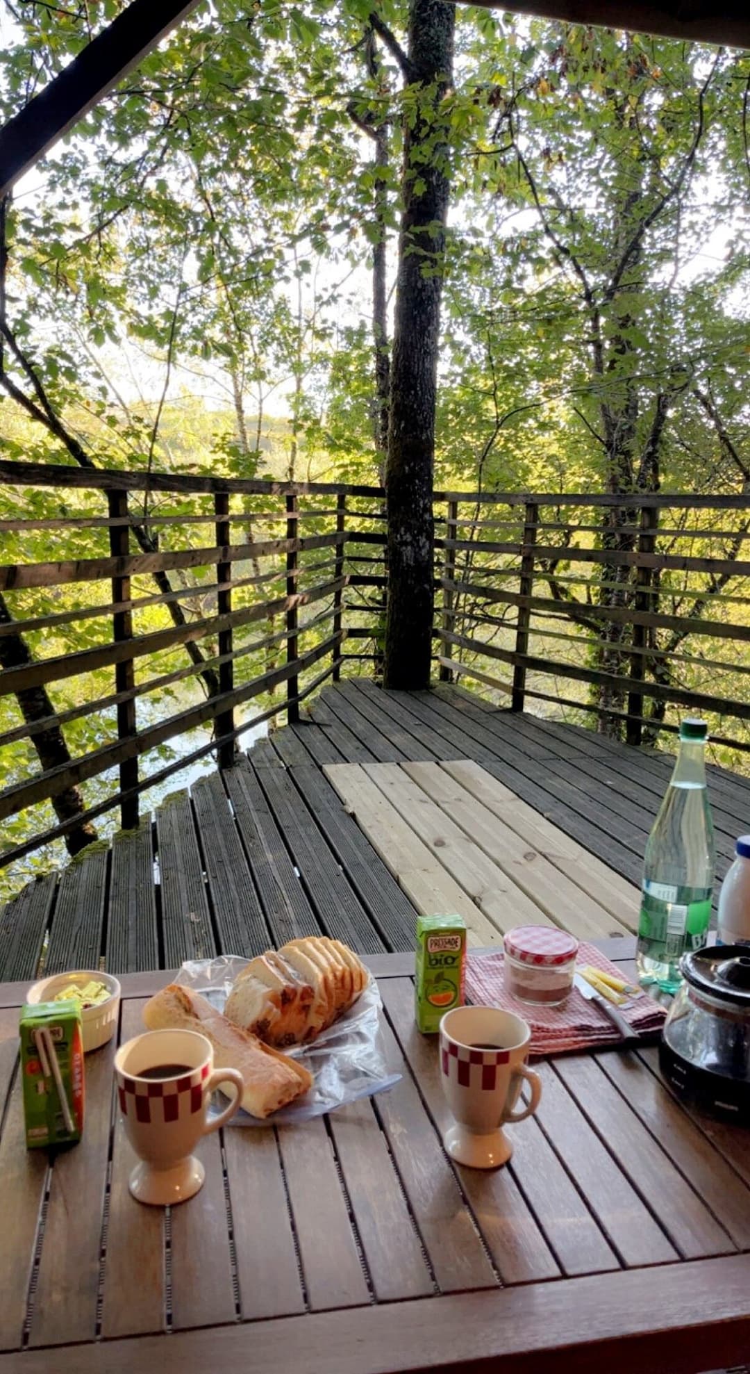 Cabane avec accès à une piscine et son étang privé de 1ha