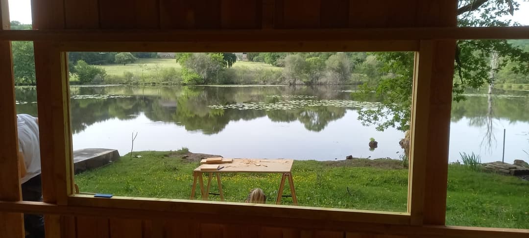 Etang à louer de 3ha dans la Creuse avec sa cabane  de pêcheur 