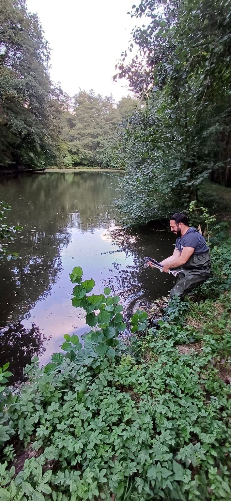 Etang familial pour un weekend dans la nature 