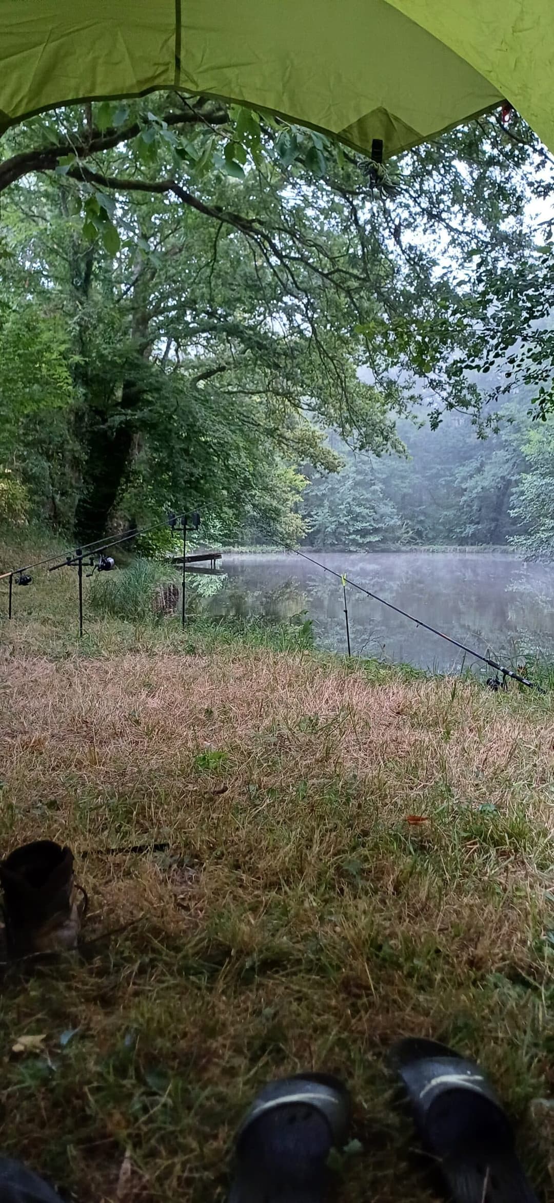 Etang familial pour un weekend dans la nature 