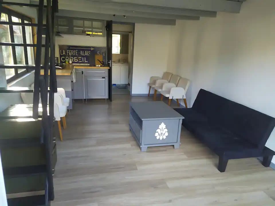 Studio avec accès rivière 