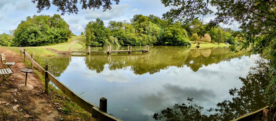 Privé : Privé : Etang dans les Landes avec son chalet 5 couchages 