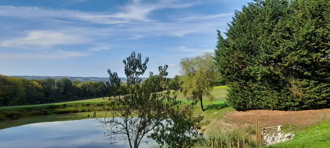 Gîte avec petit étang, un havre de paix en pleine nature 