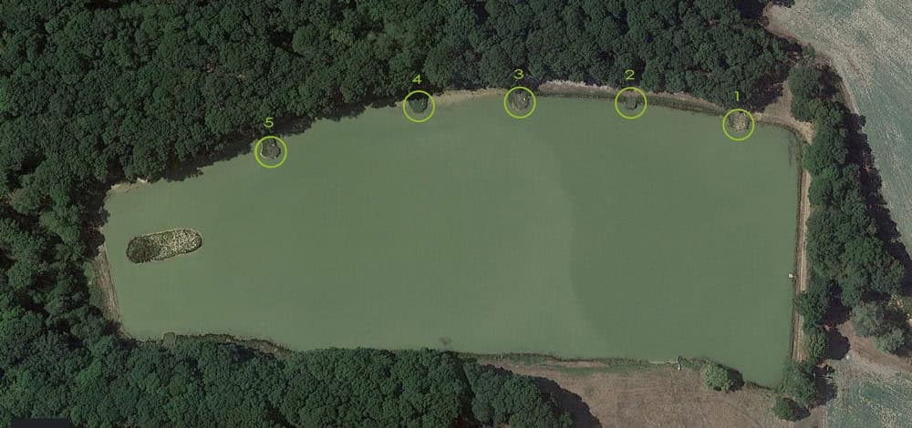 Magnifique étang de pêche avec gîtes au cœur de la Touraine 