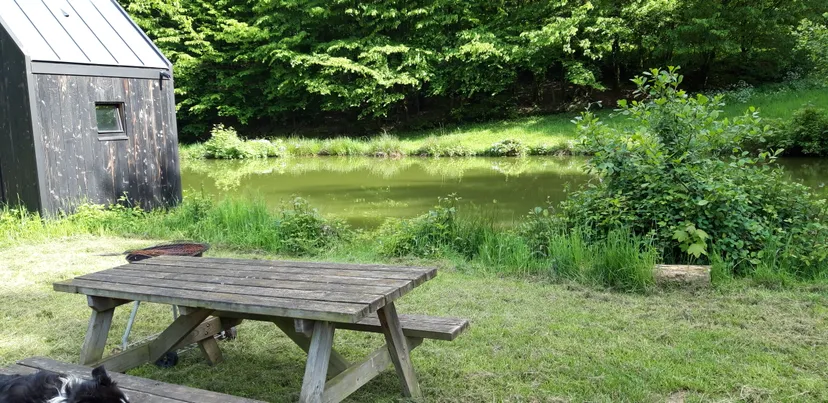 Cabane de pêcheur en Alsace pour deux pêcheurs