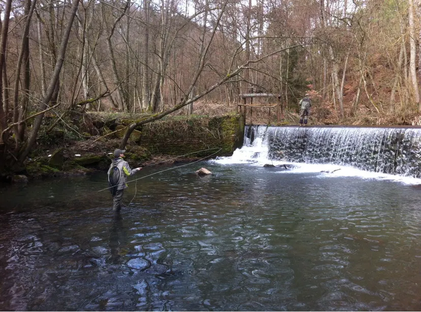 Cabane de pêcheur en Alsace pour deux pêcheurs