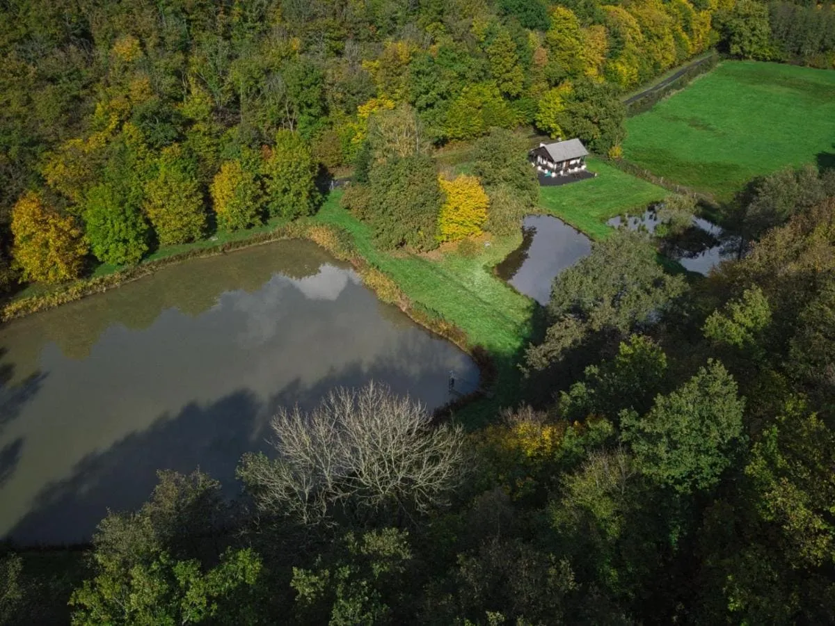 Chalet tout équipé avec étang privé pour les amoureux de la nature