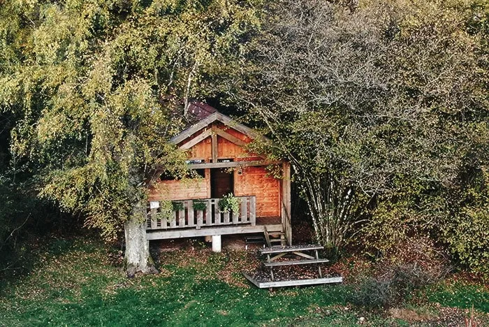 Vosges du Sud – 4 personnes – Chalet sur étang privé