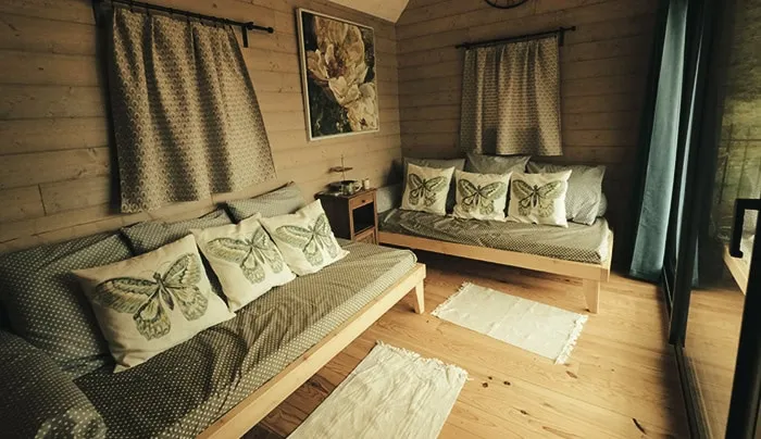 Vosges du Sud – 6 personnes – Chalet N, PMR au bord d’un étang privé
