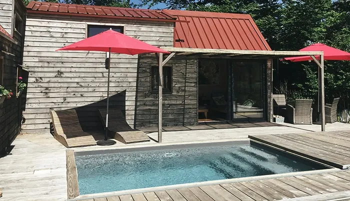 Vosges du Sud – 8 personnes – Grande maison avec terrasses en bord d’étang
