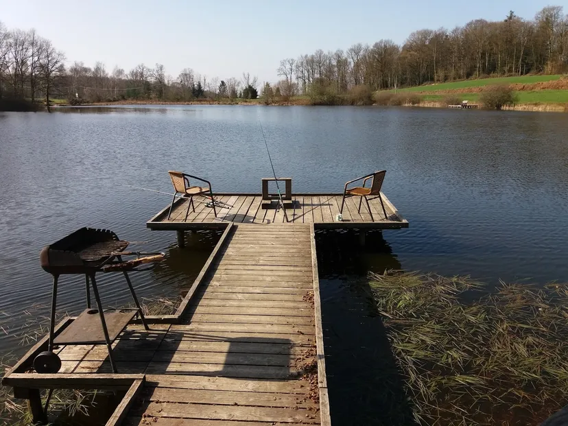 Vosges du Sud – 4 personnes – Chalet sur étang privé