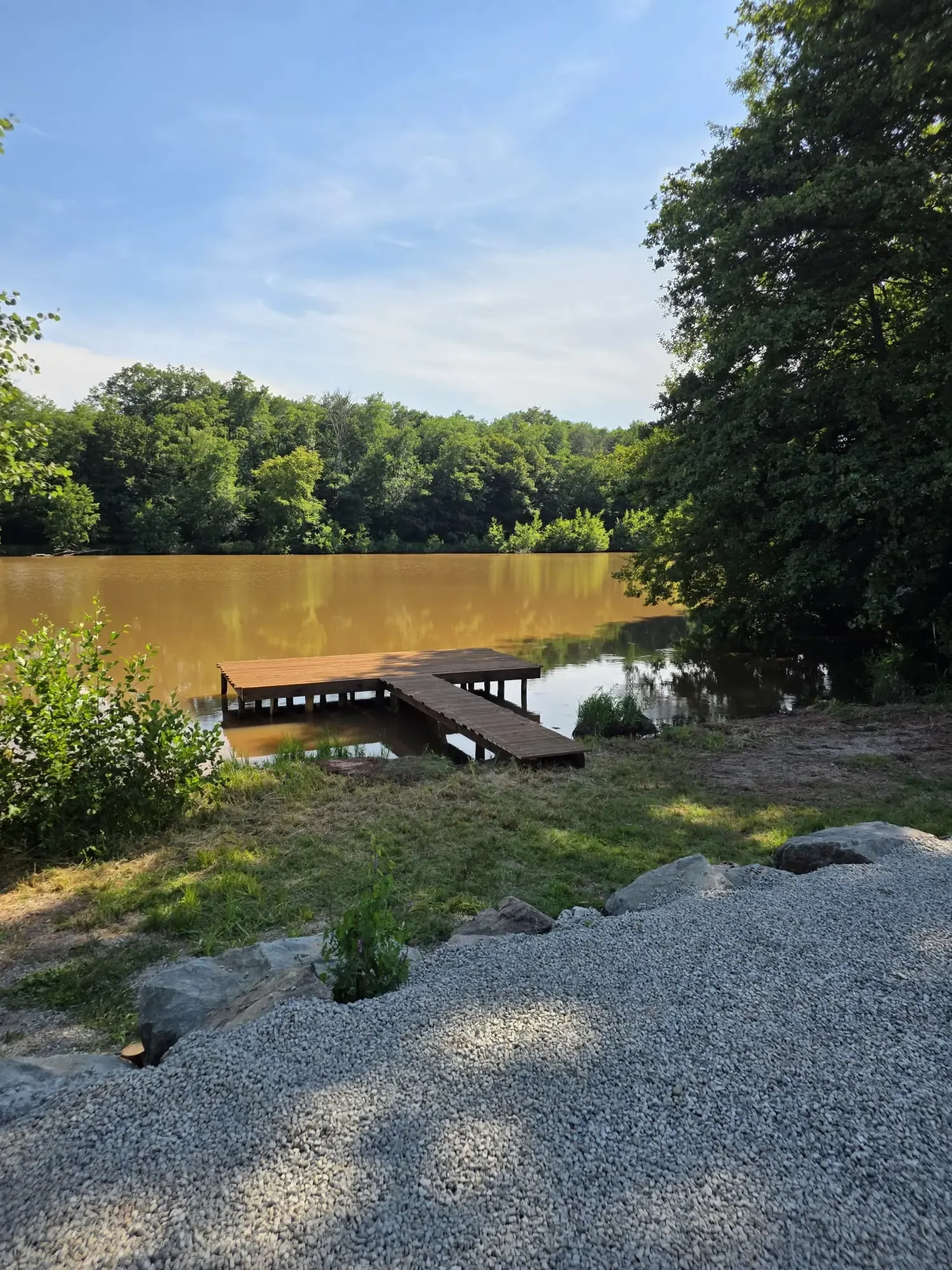Pond of 7.41 ac 20 minutes from Belfort