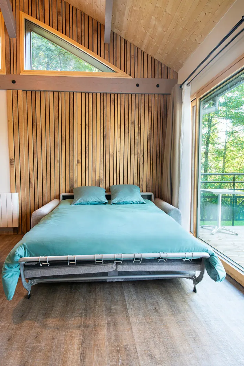 Magnifique chalet avec bain nordique et son étang de 11ha