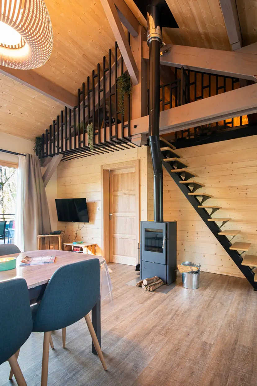 Magnifique chalet avec bain nordique et son étang de 11ha