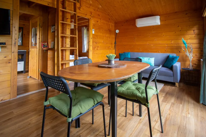 Chalet en bois avec bain nordique en bord d’étang – Hauts-de-France – 5 - 7 personnes