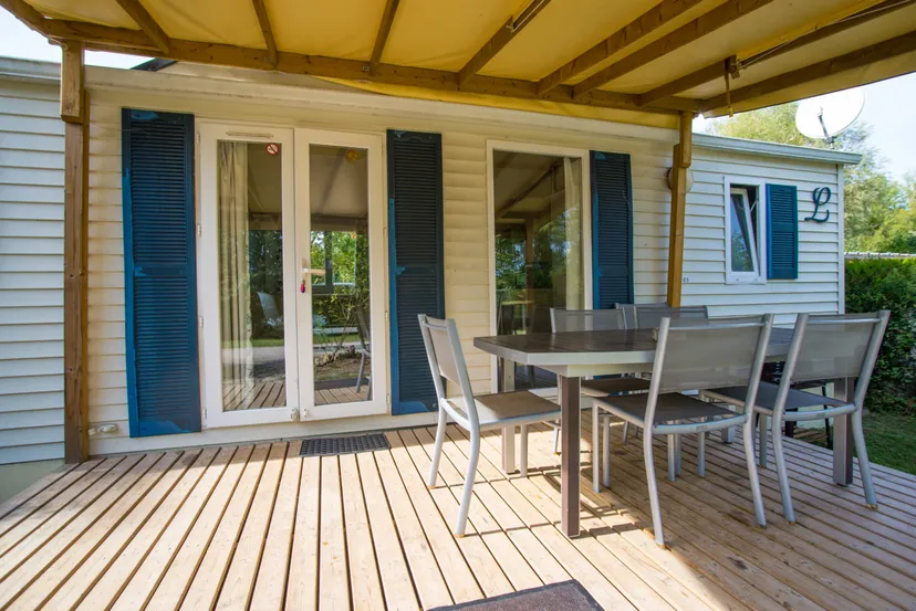 Bungalow dans l’Oise – 6 personnes – Au bord d’un étang partagé