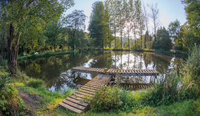 Dôme insolite en Wallonie – 2 personnes – au bord d’étangs et rivière