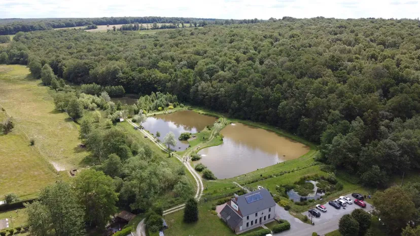 Dôme insolite en Wallonie – 2 personnes – au bord d’étangs et rivière