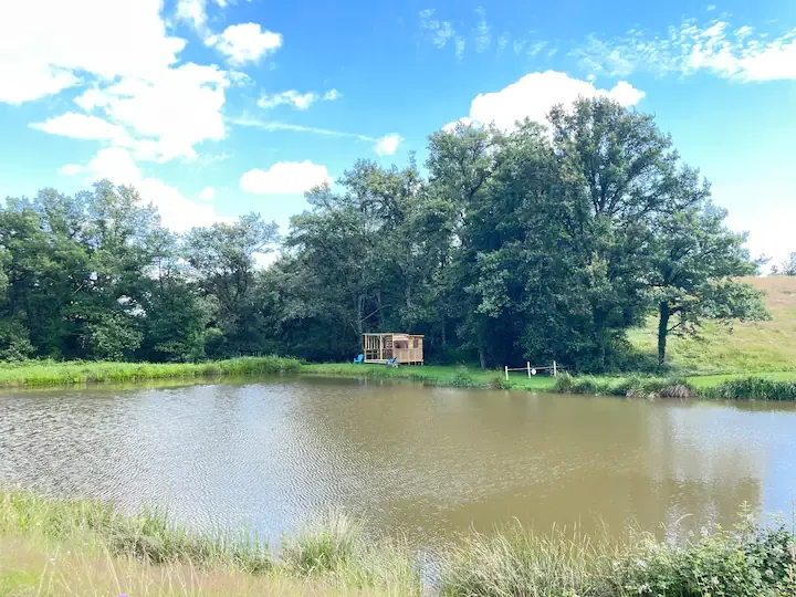 Gîte neuf avec jardin privatif, forêt et étang privé