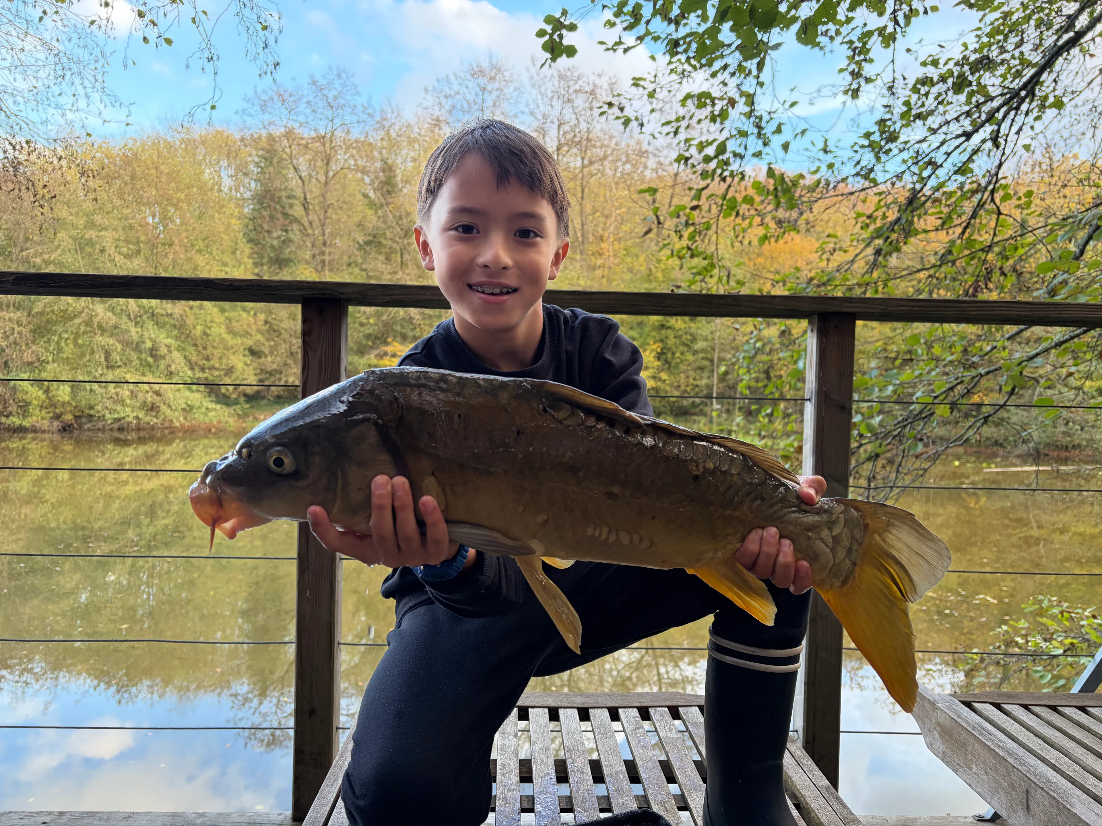Cabane d’évasion avec son étang privé et sa tranquillité