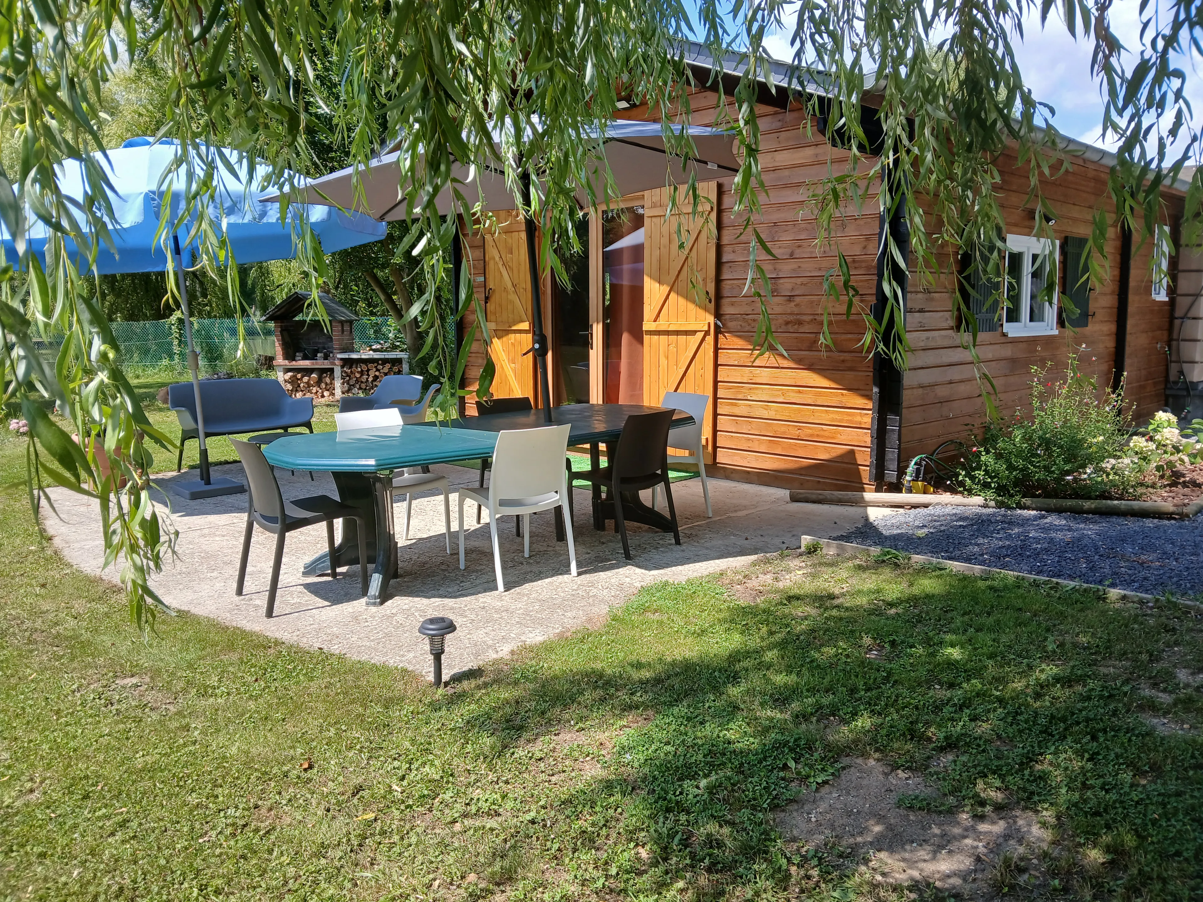 Chalet tout confort avec étang privé à 5 minutes de Soissons