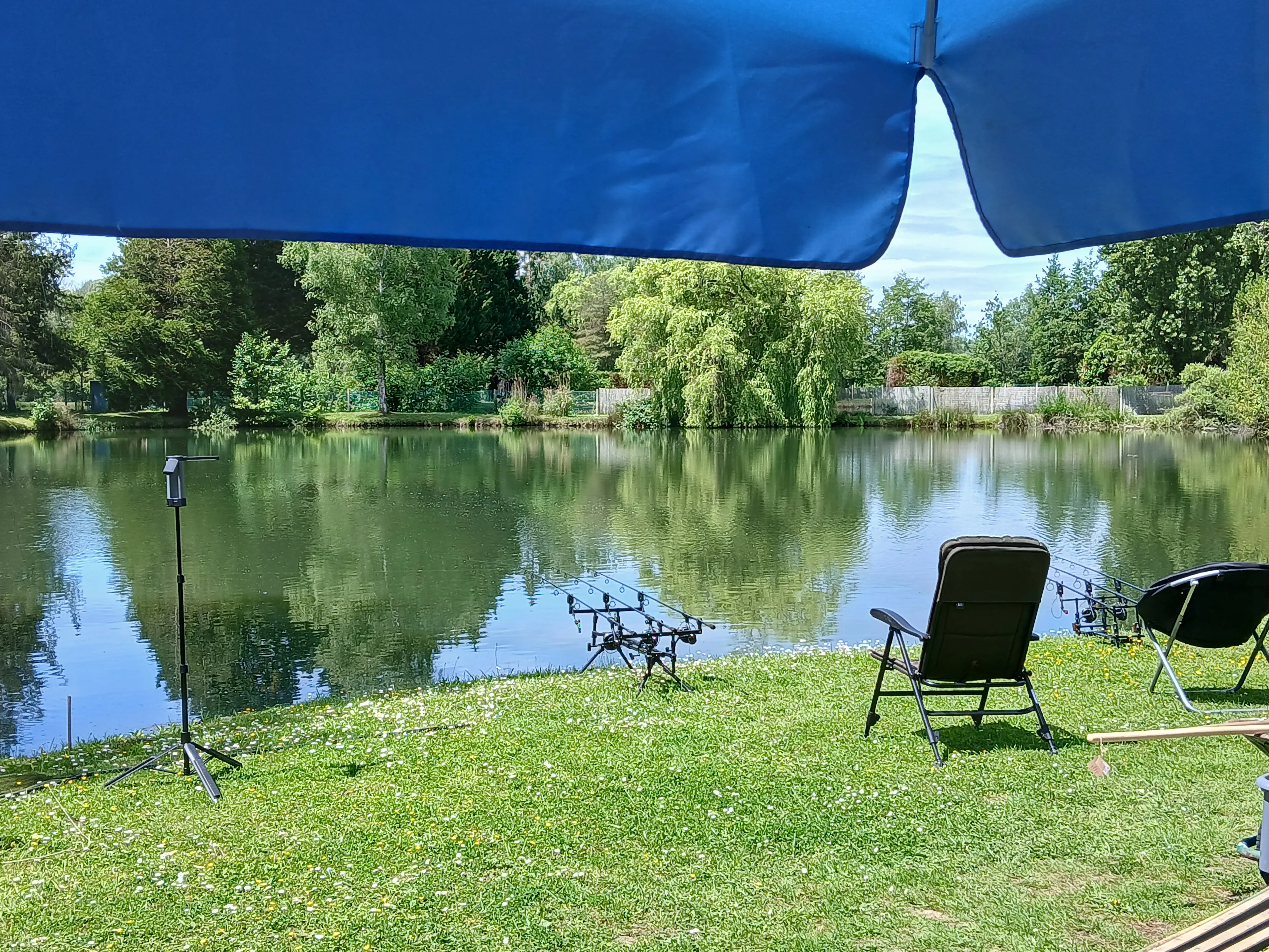 Chalet au bord d'un étang privatif
