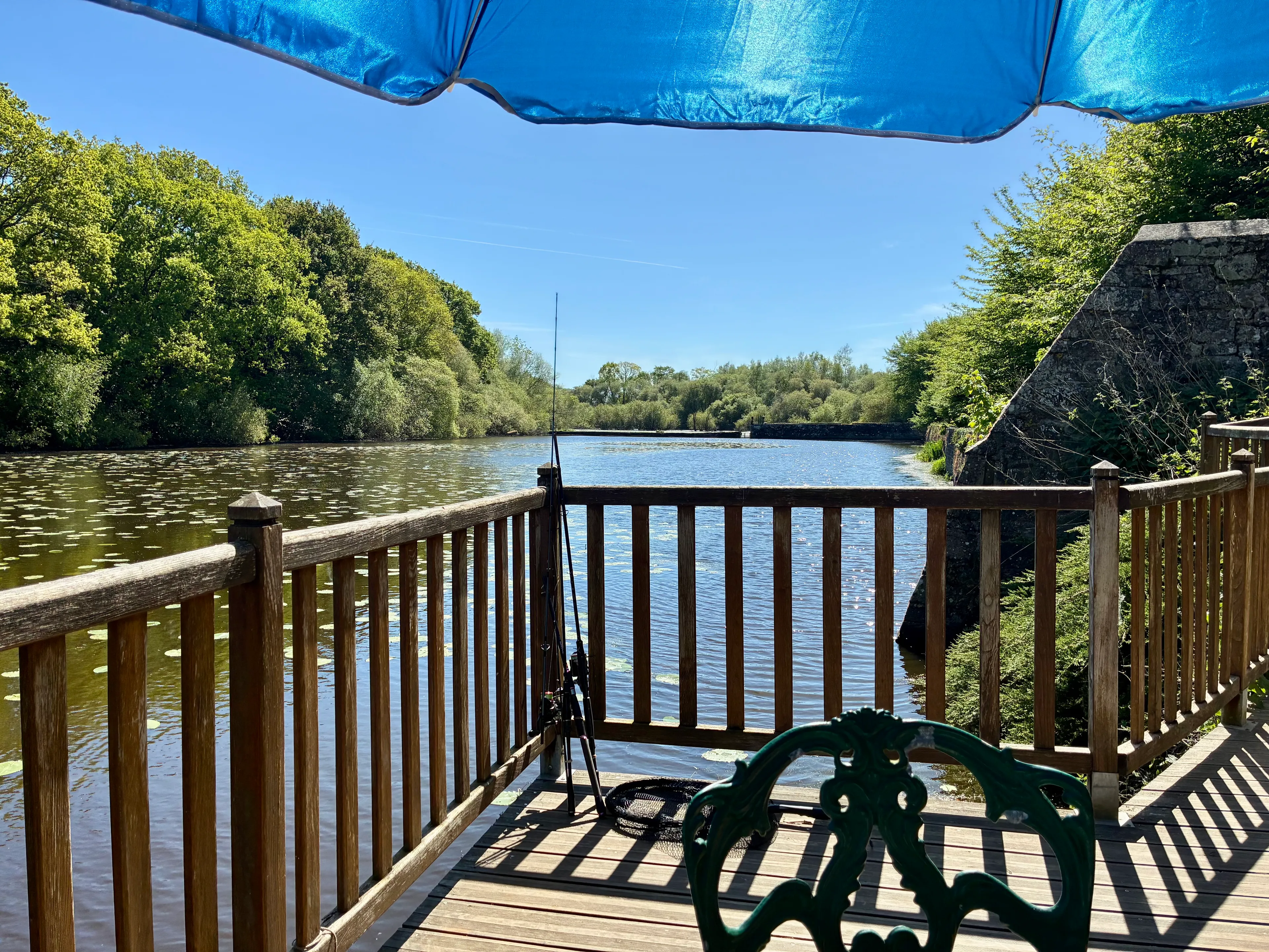 Etang de 22 hectares avec cabane perchée sur l’eau