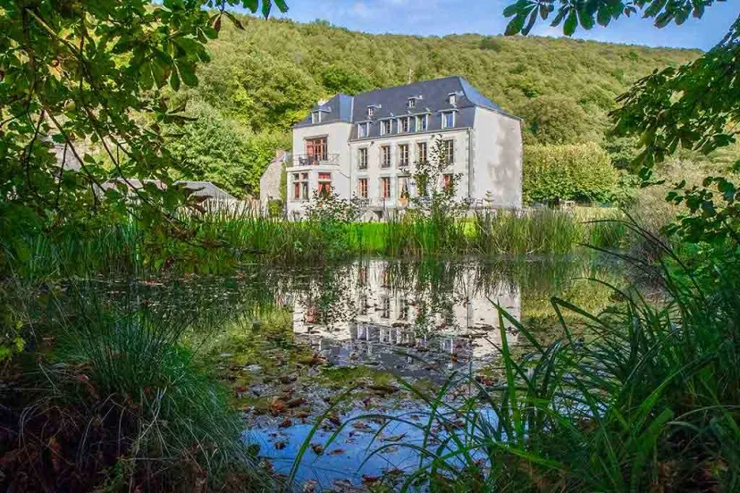 Castle in the Ardennes, between two rivers, welcoming up to 20 people by the water
