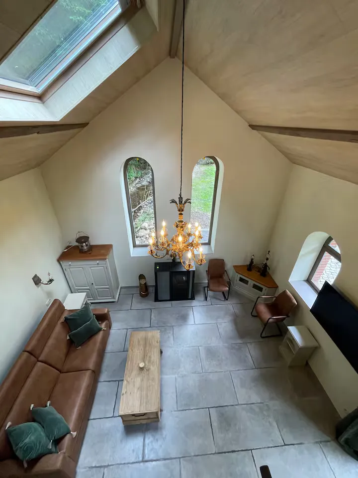 In the Ardennes – Renovated chapel for 2 people by a water body
