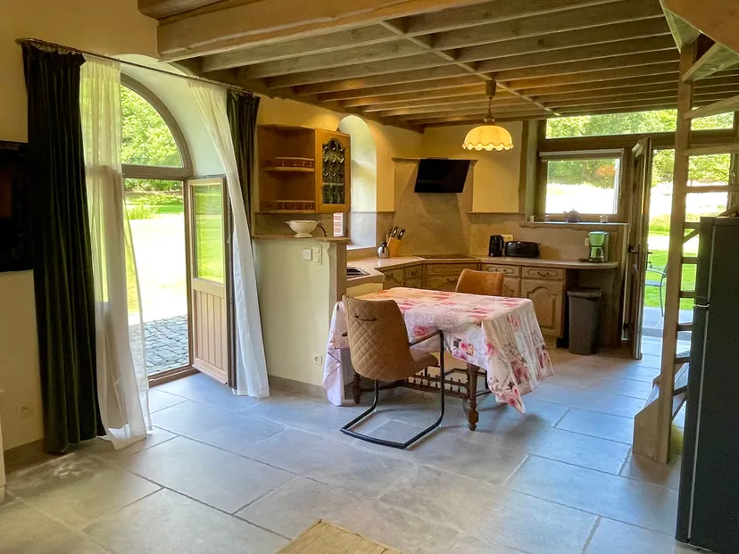 In the Ardennes – Renovated chapel for 2 people by a water body