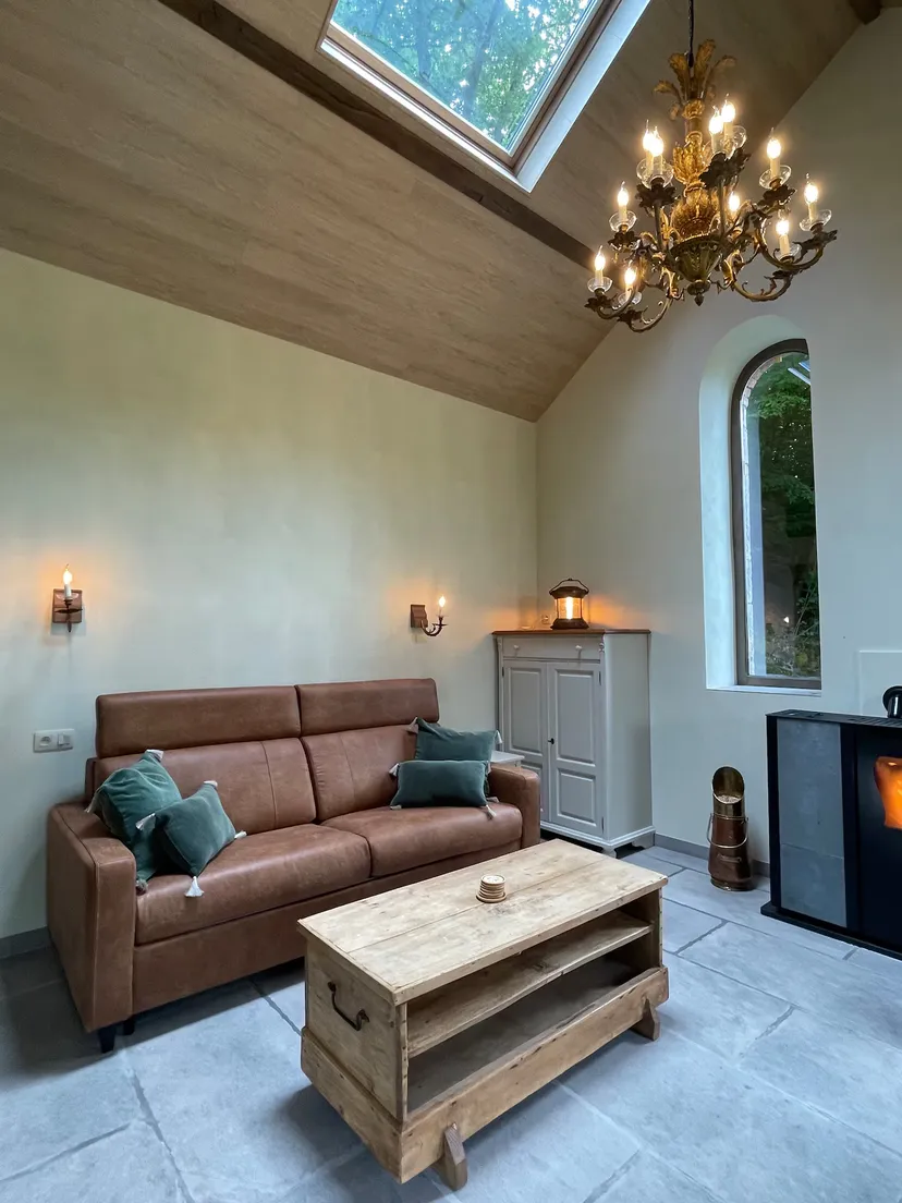 In the Ardennes – Renovated chapel for 2 people by a water body